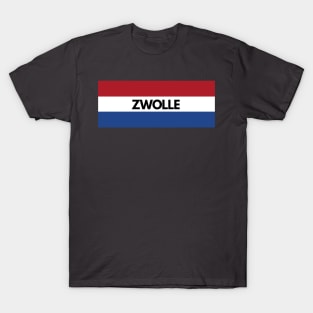 Zwolle in Netherlands Flag T-Shirt